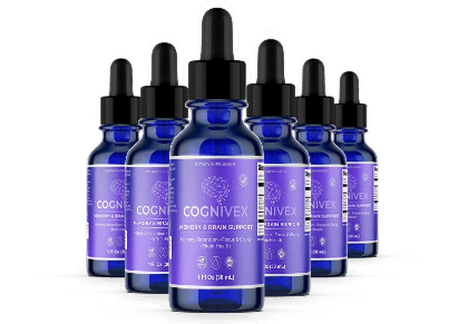 Cognivex memory and brain support drops, six bottles